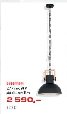 Závěsné svítidlo Lubenham Eglo