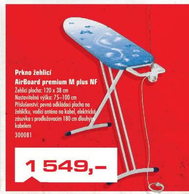 Žehlicí prkno AirBoard Premium M Plus Leifheit