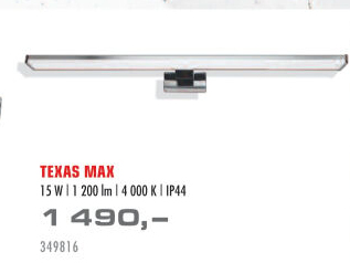 LED koupelnové osvětlení Texas Top Light