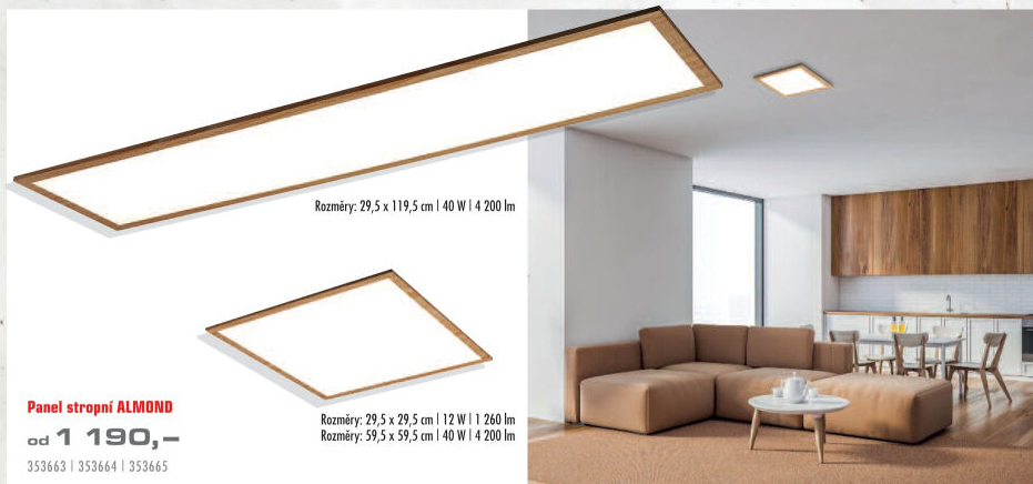 LED stropní panel Almond Rabalux