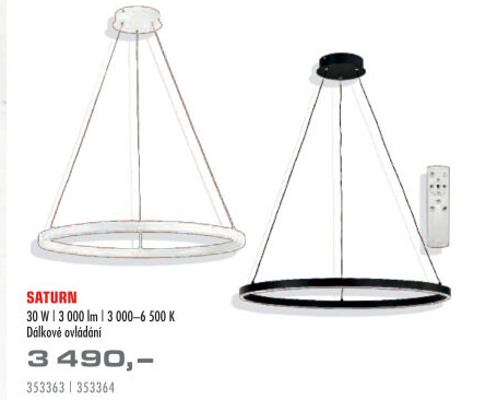 Závěsné LED svítidlo Saturn Top Light
