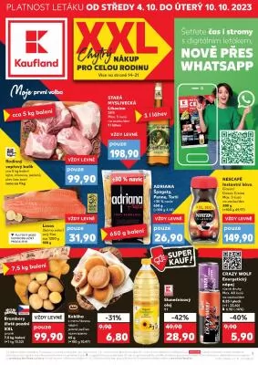 akční leták Kaufland 4.10.2023-10.10.2023