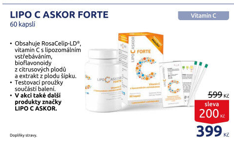 Doplněk stravy Lipo-C Forte Askor