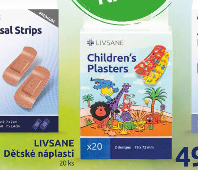 Náplasti dětské Livsane