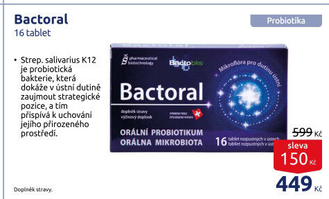 Probiotika orální Bactoral