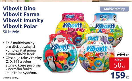 Vitamíny želé bonbony Vibovit