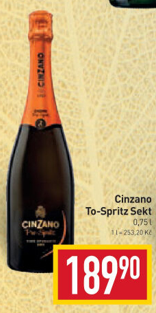 Aperitiv To Spritz Cinzano