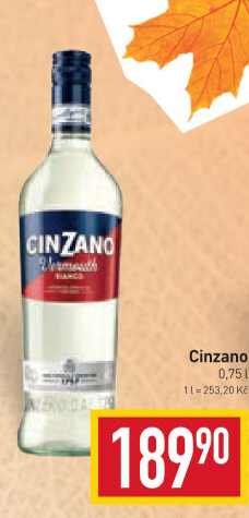 Aperitivy Cinzano