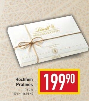 Bonboniéra Pralinky Hochfein Lindt