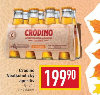Nealkoholický aperitiv Crodino