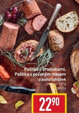 Paštika s brusinkami