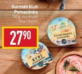 Pomazánky Gurmán klub