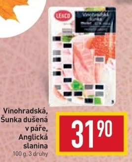 Šunka vinohradská nejvyšší jakosti LE&amp