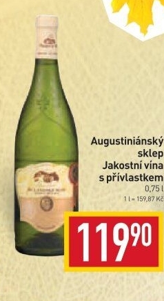 Vína Augustiniánský sklep - přívlastková