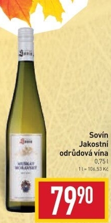 Vína Vinný sklep Sovín