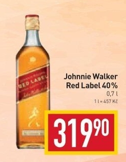Whisky Red Label Johnnie Walker