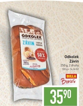 Závin s náplní Odkolek
