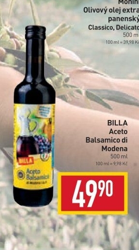 Ocet balsamico Aceto di Modena Billa