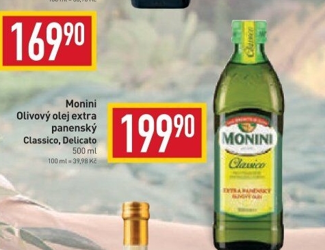 Olivový olej extra panenský Classico Monini