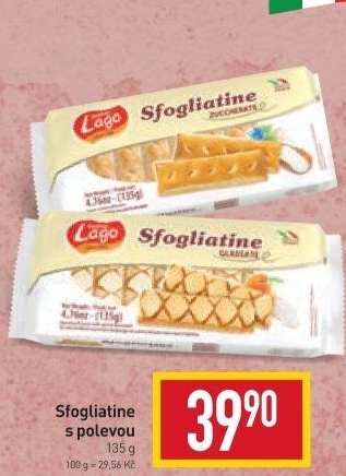 Pečivo křehké Sfogliatine Lago Gastone