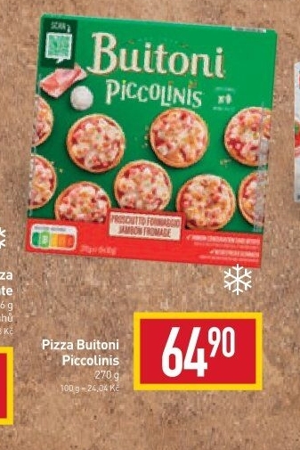 Pizza mražená Piccolinis Buitoni