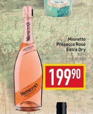 Prosecco Extra dry Rosé Mionetto