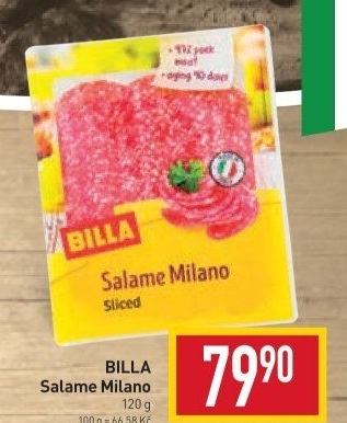 Salám Miláno Billa