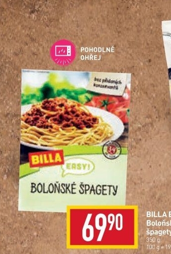 Špagety Boloňské Easy Billa