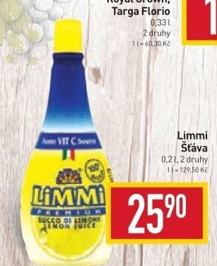 Šťáva citrusová Limmi