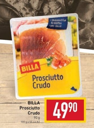 Šunka Prosciutto Crudo Billa