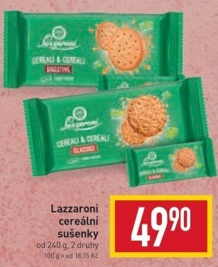 Sušenky cereální Lazzaroni