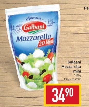 Sýr Mozzarella Galbani mini