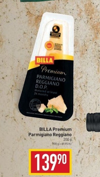 Sýr Parmigiano Reggiano Premium Billa