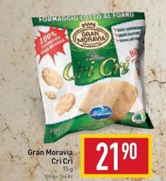 Sýr Snack Cri Cri Gran Moravia