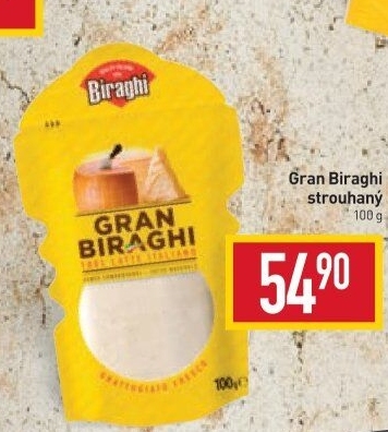 Sýr strouhaný Gran Biraghi
