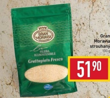 Sýr strouhaný Gran Moravia