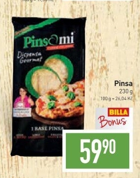 Těsto na pinsu Pinsami