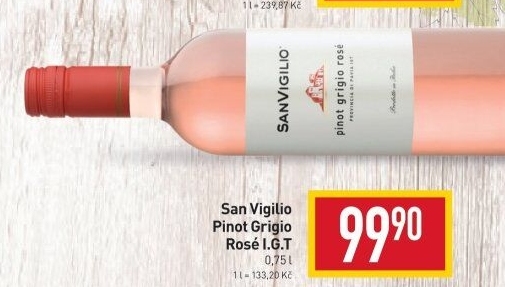 Víno Pinot Grigio Rosé IGT San Vigilio
