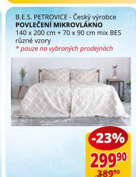 Povlečení mikrovlákno B.E.S. Petrovice