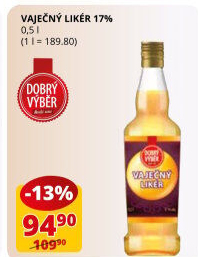 Vaječný likér Dobrý Výběr