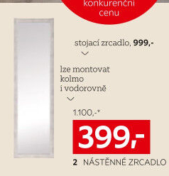 NÁSTĚNNÉ ZRCADLO