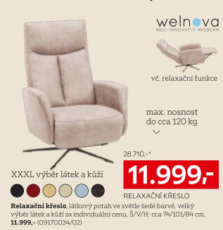 RELAXACNÍ KŘESLO