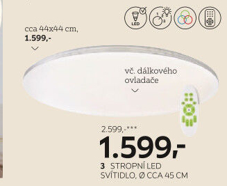 STROPNÍ LED SVÍTIDLO