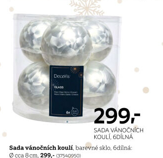 SADA VÁNOČNÍCH KOULÍ
