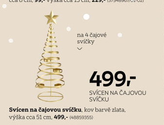 SVÍCEN NA ČAJOVOU SVÍČKU