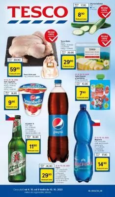 akční leták Tesco 4.10.2023-10.10.2023