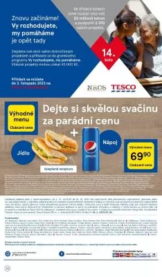 akční leták Tesco 4.10.2023-10.10.2023