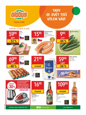 akční leták Globus 4.10.2023-10.10.2023