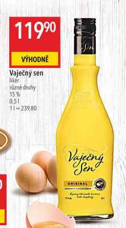 Likéry Vaječný sen Palírna U Zeleného Stromu