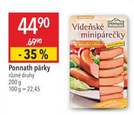 Minipárečky vídeňské Ponnath